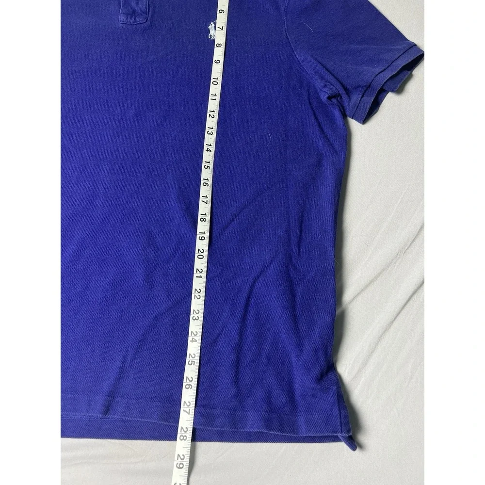 Polo Ralph Lauren Men's Cotton Polo Shirt XL Navy Blue Preppy Classic Fit Y2K